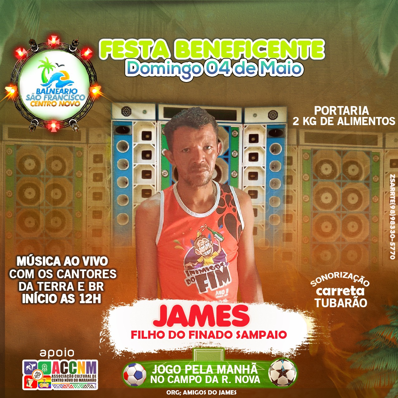 Participa&ccedil;&atilde;o da comunidade em a&ccedil;&atilde;o social da ACCNM